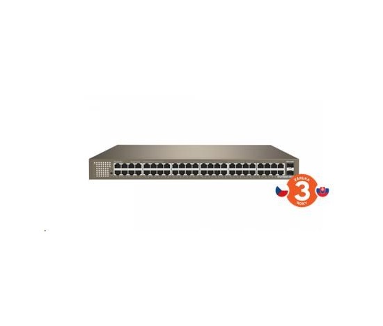 Gigabitový prepínač Tenda TEG1050F s SFP