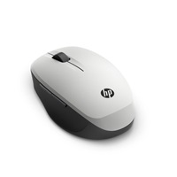 Myš HP Dual Mode Silver Mouse 300 - myš bluetooth, pripojenie k dvom počítačom súčasne