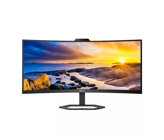 Philips MT VA LED 34" 34E1C5600HE/00 - VA panel, 3440x1440, HDMI, DP, USB-C, USB, repro, nast vysky, webcam