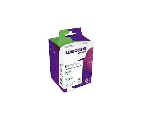 WECARE ARMOR kazeta pre EPSON Expression Home a Premium XP-530,630,635,830 (C13T33574011) čierna/čierna+C+M+Y 15ml/4x11