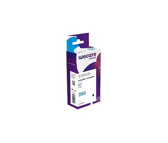 WECARE ARMOR kazeta pre HP DJ D4260, C4280, OJ J5780 (CB335EE) čierna/čierna 14ml / 365p