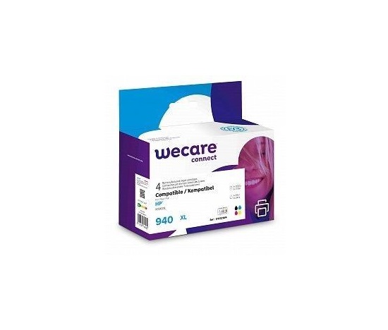 WECARE ARMOR kazeta pre HP OfficeJet Pro 8218, 8710, 8720, 8730, 8740 (3HZ52AE) čierna/čierna+1C+1M+1Y/HC 1x53/3x26ml