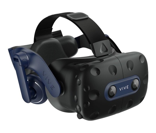 HTC Vive Pro 2 HMD brýle pro virtuální realitu, 2x 2448x2448px 5K rozlišení, 120Hz, FOV 120°, černá/modrá