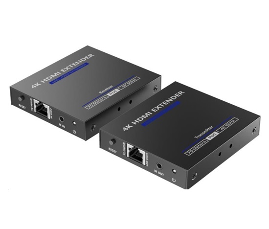 PremiumCord HDMI 2.0 extender Ultra HD 4kx2k@60Hz na 70 m cez Cat6/Cat6A/Cat7