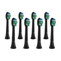 TrueLife SonicBrush Compact Heads Black Standard 8 Pack