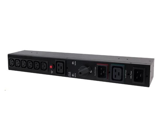 CyberPower Manuálny obtokový spínač PDU, 16A, (6)C13, (1)C19, (1) IEC-C20, (1) IEC-C19, (2) IEC-C20