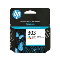 HP 303 Tri-color Original Ink Cartridge (165 pages), T6N01AE