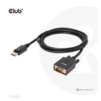 Club3D kabel DP na VGA, M/M, 2m, 28 AWG
