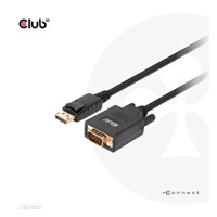 Club3D kabel DP na VGA, M/M, 2m, 28 AWG