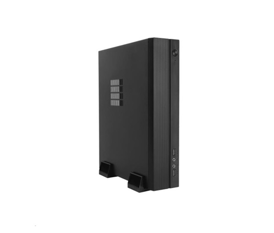 Skriňa CHIEFTEC Compact Series/mini ITX, IX-06B-OP, čierna, bez zdroja