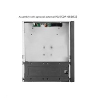 Skriňa CHIEFTEC Compact Series/mini ITX, IX-06B-OP, čierna, bez zdroja