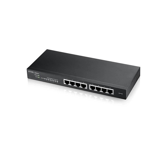 Zyxel GS1915-8 8-portový gigabitový webový inteligentný prepínač, 8x gigabit RJ45, bez ventilátora