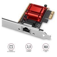 AXAGON PCEE-G25, sieťová karta PCIe - 1x 2.5 gigabitových ethernetových portov (RJ-45), Realtek, PXE, vrátane LP