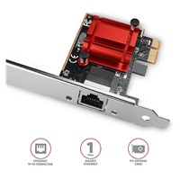 AXAGON PCEE-GIX, sieťová karta PCIe - 1x Gigabit Ethernet port (RJ-45), Intel i210AT, PXE, vrátane. LP