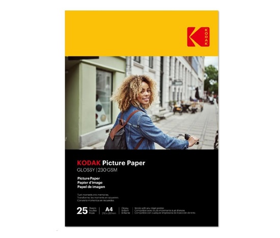 KODAK Picture High Gloss (230g/m2) A4 25 listů