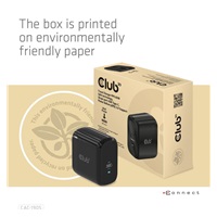 Cestovná nabíjačka Club3D PPS 65W technológia GAN, USB Type-C, Power Delivery(PD) 3.0 Podpora