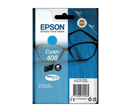 Atrament EPSON Cyan 408 DURABrite Ultra