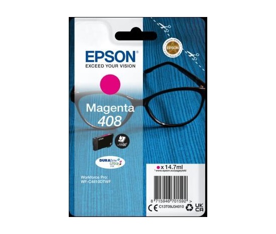 Atrament EPSON Magenta 408 DURABrite Ultra