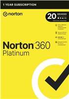 NORTON 360 PLATINUM 100 GB +VPN 1 používateľ pre 20 zariadení na 1 rok ESD
