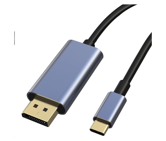 Kábel PremiumCord USB-C na DisplayPort DP1.4 8K@60Hz a 4k@120Hz 2m