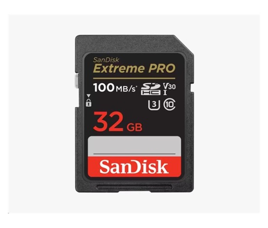 Karta SanDisk SDHC 32GB Extreme PRO (100 MB/s Class 10, UHS-I U3 V30)