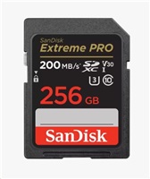 Karta SanDisk SDXC 256 GB Extreme PRO (200 MB/s triedy 10, UHS-I U3 V30)