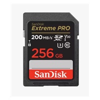 Karta SanDisk SDXC 256 GB Extreme PRO (200 MB/s triedy 10, UHS-I U3 V30)