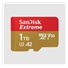 Karta SanDisk micro SDXC 1TB Extreme (190 MB/s Class 10, UHS-I U3 V30) + adaptér
