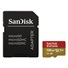 Karta SanDisk micro SDXC 128 GB Extreme Action Cams and Drones (190 MB/s Class 10, UHS-I U3 V30) + adaptér