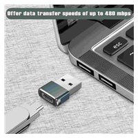 PremiumCord USB redukcia USB C - USB2.0 A (F/M)