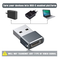 PremiumCord USB redukcia USB C - USB2.0 A (F/M)
