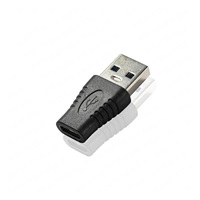PremiumCord USB redukcia USB 3.0 A - USB-C (M/F), čierna