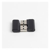 PremiumCord USB-C na USB3.0 typ A (F/M), 90° zakrivený