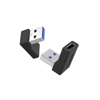 PremiumCord USB-C na USB3.0 typ A (F/M), 90° zakrivený
