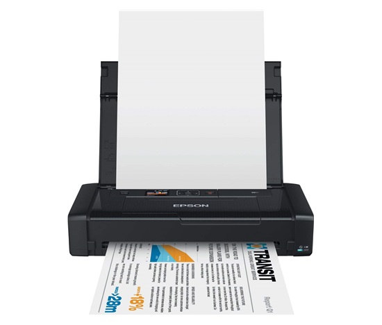 BAZAR - Prenosná atramentová tlačiareň EPSON WorkForce WF-100W MFZ, A4, 14 str. za minútu, USB, WiFi, BT, vstavaná batéria, 3 roky záruka