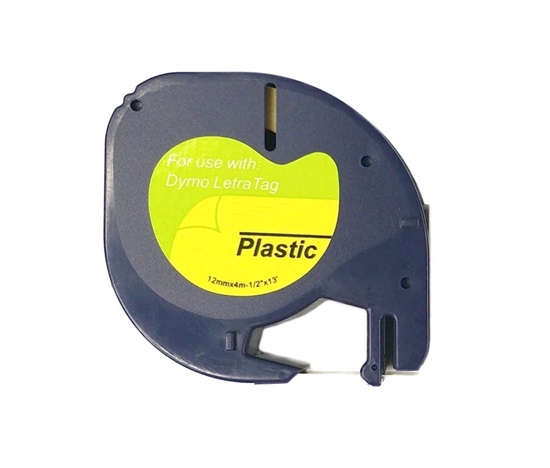 Páska Xerox kompatibilná s DYMO 59422, 12 mm x 4 m, čierna tlač / biele pozadie, LetraTag, plast - ALLPRINT