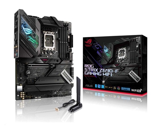 BAZAR - ASUS MB Sc LGA1700 ROG STRIX Z690-F GAMING WIFI, Intel Z690, 4xDDR5, 1xDP,1xHDMI - Po opravě (Bez příslušenství)