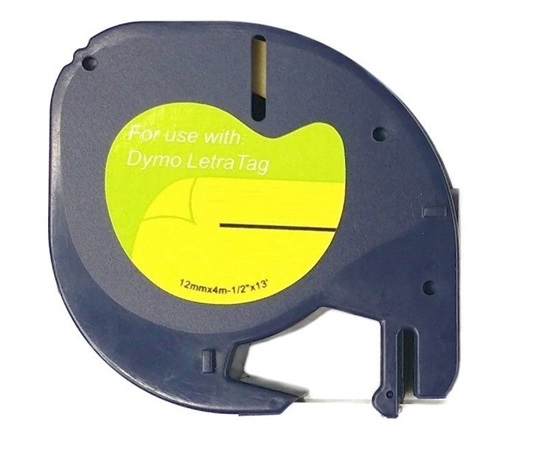 Páska Xerox kompatibilná s DYMO 59421, 12 mm x 4 m, čierna tlač / biele pozadie, LetraTag, papier - ALLPRINT
