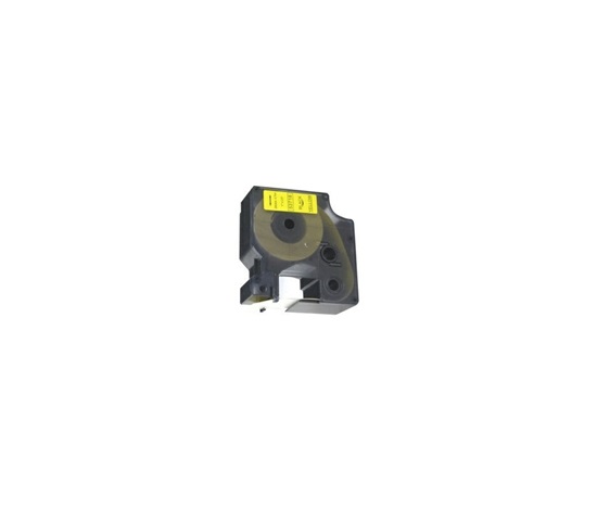 Páska Xerox kompatibilná s DYMO 53718, S0720980, 24 mm x 7 m, čierna tlač / žltý podklad, D1 - ALLPRINT