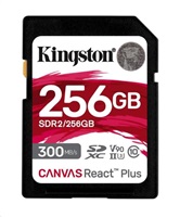 Kingston 256GB Canvas React Plus SDXC UHS-II 300R/260W U3 V90 pre Full HD/4K/8K