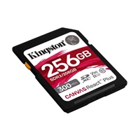 Kingston 256GB Canvas React Plus SDXC UHS-II 300R/260W U3 V90 pre Full HD/4K/8K
