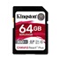Kingston 64GB Canvas React Plus SDHC UHS-II 300R/260W U3 V90 pre Full HD/4K/8K