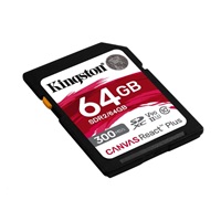 Kingston 64GB Canvas React Plus SDHC UHS-II 300R/260W U3 V90 pre Full HD/4K/8K
