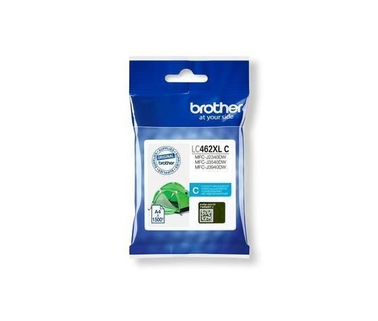 BROTHER INK LC-462XLC - azúrová - cca 1500 ppm, pre MFC-J2340 MFC-J3540 MFC-J3940