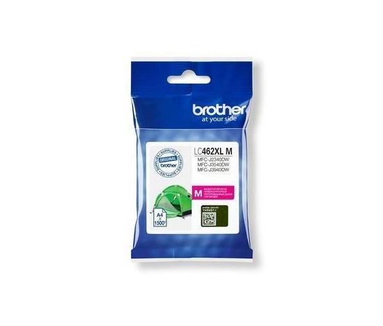 Atrament BROTHER LC-462XLM - purpurový - cca 1500 str./min., pre MFC-J2340 MFC-J3540 MFC-J3940