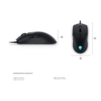 Dell Alienware Wired Gaming Mouse AW320M