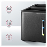 AXAGON ADSA-D25, USB 3.2 Gen 1 - 2x SATA 6G 2.dokovacia stanica 5" SSD/HDD CLONE MINI