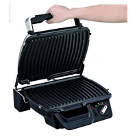 Tefal Supergrill Standard GC450B32 elektrický gril, 2000 W, kontaktní, digitální časovač, odnímatelný tác na šťávu
