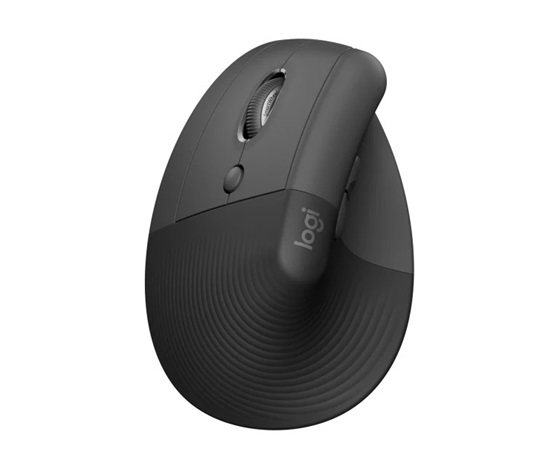 Logitech Wireless Mouse Lift for Business Left, graphite / black