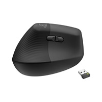 Logitech Wireless Mouse Lift for Business Left, graphite / black